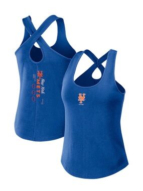 New York Mets WEAR‎ by Erin Andrews Royal Blue Tank Top Size XL